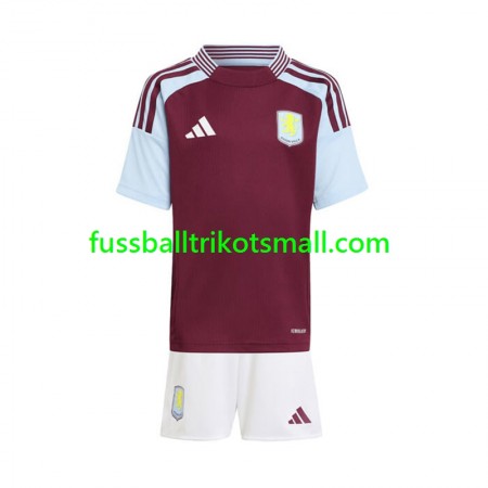 Fußballtrikots Aston Villa Kinder 2024-2025 Kurzarm Heimtrikotsatz kaufen